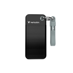Verbatim Pocket SSD 1 TB USB Type-C 3.2 Gen 2 (3.1 Gen 2) Sort, Grå, Solid state-drev