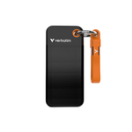 VERBATIM 32193 - Verbatim Pocket SSD mit Schlüsselring, 1TB Schwarz/Orange