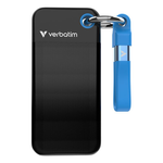 Verbatim Pocket SSD - 512GB - USB 3.2 Gen 2 - Schwarz / Blau