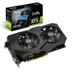ASUS Dual Nvidia GeForce RTX 2060 6GB EVO Gaming Grafikkarte (GDDR6 Speicher, PCIe 3.0, 1x HDMI 2.0b, 1x DVI, 1x DisplayPort 1.4, DUAL-RTX2060-6G-EVO)