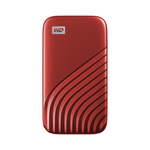 WDBAGF0020BRD - WD My Passport SSD, Rot, 2 TB, USB-C 3.1