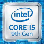 Intel Core i5 9600KF (9. Gen) CPU - 3.7 GHz Processor - 6 kerner med 6 tråde - 9 mb cache