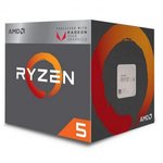 AMD Ryzen 5 3400G Quad-Core Processor/CPU, Radeon Vega Graphics with Wraith Spire Cooler