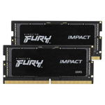 Kingston FURY Impact Laptop-Arbeitsspeicher Kit DDR5 64GB 2 x 32GB Non-ECC 4800MHz 262pin SO-DIMM CL38 KF548S38IBK2-64