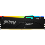 Kingston FURY Beast RGB DDR5-4800 - 16GB - CL38 - Single Channel (1 Stück) - Intel XMP - Schwarz mit RGB *DEMO*