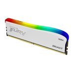 Memoria RAM Kingston FURY Beast Special Edition 8GB 1x8GB DDR4 3600MHz CL17 RGB Blanco Intel XMP