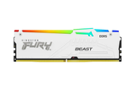 Kingston FURY Beast RGB DDR5-5600 - 32GB - CL36 - Single Channel (1 pcs) - AMD EXPO & Intel XMP - Weiß mit RGB