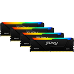 128GB (4x32GB) KINGSTON FURY Beast RGB DDR4-3600 CL18 RAM Gaming Arbeitsspeicher