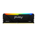 Kingston FURY Beast RGB DIMM 8GB, DDR4-3600, CL17-21-21 (KF436C17BB2A/8)