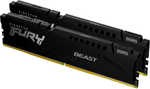 Kingston Fury Beast - Kit mémoire 64GB (2x32) DDR5-6000 CL36-44-44 noir