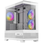 Boîtier Antec CX500m RGB Mini Tower, PC, Blanc, ITX, micro ATX, Verre, Acier, 16,5 cm