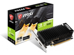 GeForce GT 1030 2GHD4 LP OC, 2 Go DDR4, 64-bit, DP, HDMI, PCI Express 3.0 x16, 150x69x38 mm, 304 g