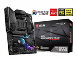 Carte mère MSI MPG B550 Gaming Plus AMD B550 AM4 DDR4 ATX Sans WiFi RGB