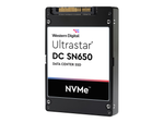 7.68 TB SSD Western Digital Ultrastar DC SN650 - 1DWPD U.3/SFF-TA-1001 (PCIe 4.0 x4), lesen: 6500MB/s