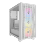 [B-Grade] Corsair 3000D RGB Airflow TG Mid-Tower Case - White - CC-9011256-WW