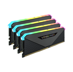 Corsair Vengeance RGB RT DDR4-3200 - 32GB - CL16 - Quad Channel (4 sztuk) - Optymalizowane przez AMD - Czarny z RGB