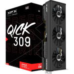 XFX Radeon RX 7600 XT Speedster QICK309 Black 16GB Videokaart
