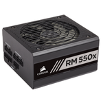 Corsair RMx Series RM550x unidad de fuente de alimentación 550 W 24-pin ATX ATX Negro, Fuente de alimentación de PC