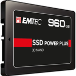 960 GB SSD Emtec X150 SSD Power Plus, SATA 6Gb/s, lesen: 520MB/s, schreiben: 500MB/s