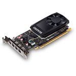 PNY VCQP1000DVI-PB Carte Graphique Nvidia 4 Go