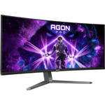 AOC AGON PRO AG346UCD pantalla para PC 86,4 cm (34") 3440 x 1440 Pixeles Wide Quad HD QD-OLED Negro, Gris, Monitor de gaming