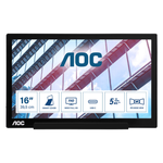 AOC I1601P LED-Monitor EEK D (A - G) 40.6cm (16 Zoll) 1920 x 1080 Pixel 16:9 USB-C® IPS LED