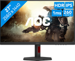 AOC Q27G4ZR 27 Zoll WQHD Fast IPS Panel 16:9 240 Hz Gaming Monitor