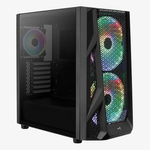 Aerocool AirHawk Duo Verre Trempé USB 3.1 RGB Noir