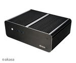 Akasa Euler MX, Fanless Aluminium Case, 2 x Front USB 3.0, 2 x 2.5 drive support, Mini-ITX Mobo Specific, Pico PW Adpt.