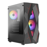 Boîtier PC- AEROCOOL - Volcan G v1 (Noir) - Medium Tour - Format ATX - Sans Alimentation