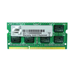 G.Skill SQ Series - 4GB - DDR3 RAM - 1066MHz - SO DIMM 204-PIN - Ikke-ECC - CL7