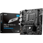 Placa Base MSI PRO B760M-B DDR4 B760 LGA1700 DDR4 micro ATX RAID Gigabit Ethernet