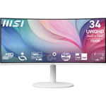Monitor MSI Modern MD342CQPWDE 34" UltraWide Quad HD 120Hz VA Curvo Blanco Altavoces 4 ms