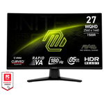 Écran PC MSI MAG 274CQF 27" LED Rapid VA QHD 180Hz Incurvé