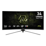 34" (86,36cm) MSI MAG 345CQRF E20 schwarz 3440x1440 1xDisplayPort 1.4a / 2x HDMI 2.0b