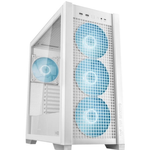 ASUS TUF Gaming GT302 ARGB White - PC-behuizing - Midtowermodel - EATX - ATX - Micro-ATX - Mini-ITX - Tempered Glass - Wit