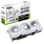 ASUS TUF Gaming TUF-RTX4070TIS-O16G-BTF-WHITE NVIDIA GeForce RTX 4070 Ti SUPER 16 Go GDDR6X