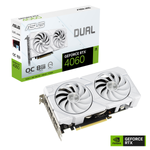 ASUS GeForce RTX 4060 DUAL OC EVO WHITE, Grafikkarte