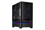 ASUS AP202 ARGB Black - Obudowa komputerowa - Miditower - Czarny