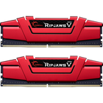 G.Skill Ripjaws V DDR4-2666 - 16GB - CL19 - Dual Channel (2 pcs) - Intel XMP - Rød