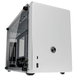 Raijintek Ophion Mini-ITX-Gehäuse, Tempered Glass - weiß