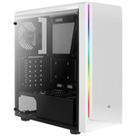 AeroCool Geh Midi Rift White MicroATX/ATX/MiniITX - Gehäuse - Tower - Weiß