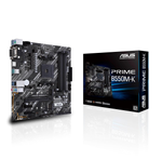 ASUS PRIME B550M-K - Bundkort - micro-ATX - Socket AM4 - AMD B550 Chipset - USB 3.2 Gen 1, USB 3.2 Gen 2 - Gigabit LAN - onboard grafik (CPU påkræv...