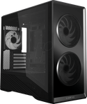 LIAN V150INFX - Lian Li Vector V150 INF mATX Gehäuse, Tempered Glass, schwarz