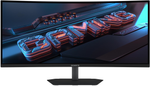 GIGABYTE G34WQC2 Moniteur Gaming Incurvé 34” WQHD - 3440 x 1440, 1500R, 200Hz, 1ms, 450 cd/m², AMD FreeSync Premium, DisplayHDR 400, HDMI 2.0, Disp...