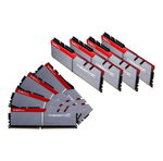 memory D4 3200 64GB C16 GSkill TriZ K8 8x8GB; 1,35V, TridentZ, silver/red