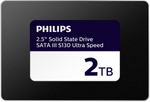Philips interne SSD 2.5" SATA III - 2 TB - leessnelheid tot 550 MB/s - Schrijfsnelheid tot 520 MB/s - S130 Ultra Speed
