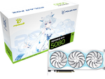 Scheda video nVidia Manli GeForce RTX 5080 Polar Fox OC 16GB GDDR7 256bit Bianco/Blu [N76550800M36511]