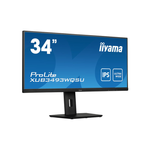 Iiyama PROLITE XUB3493WQSU-B5 LED-Monitor EEK F (A - G) 86.4cm (34 Zoll) 3440 x 1440 Pixel 21:9 4 ms HDMI®, DisplayPort, USB 3.0