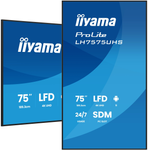 Monitor Led 75'' iiyama ProLite LH7575UHS-B2AG 4K Ultra HD 3840x2160p/8ms/classe G/Nero [LH7575UHS-B2AG]
